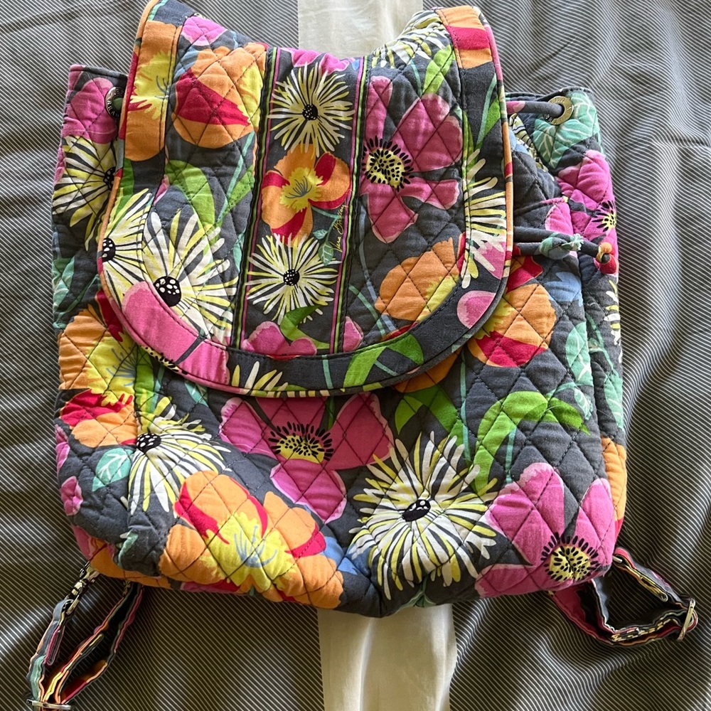 Vera Bradley floral back pack
